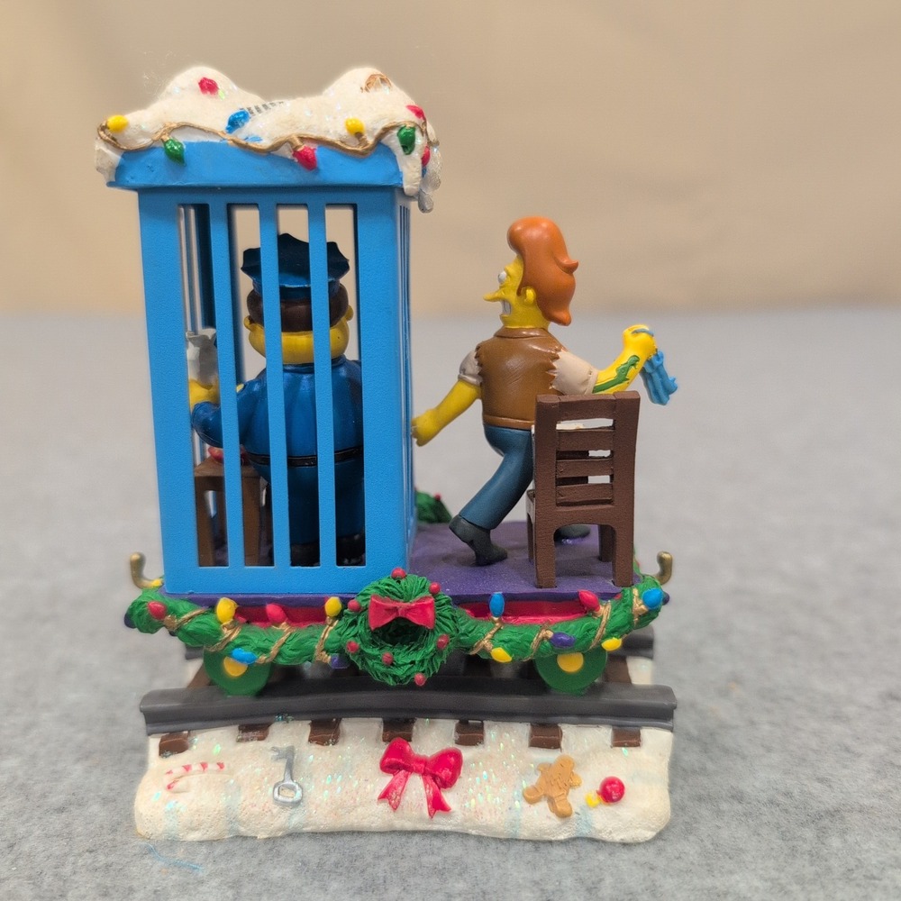 The Simpsons A Slammin Christmas Express Sculpture Snake Chief Wiggum 2004 0391 - Picture 3 of 5